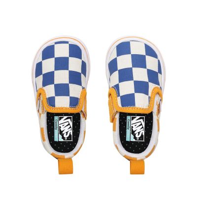 Vans Big Checker ComfyCush Slip-On V - Çocuk Slip-On Ayakkabı (Mavi)